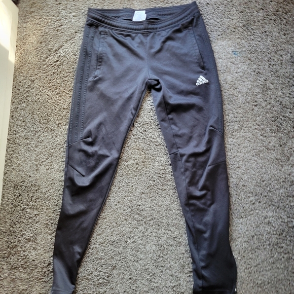 Woman's Adidas Trio Tapered Jogger Track Pants Size Small Black - Picture 13 of 13